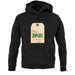 Paris Travel Tag unisex hoodie