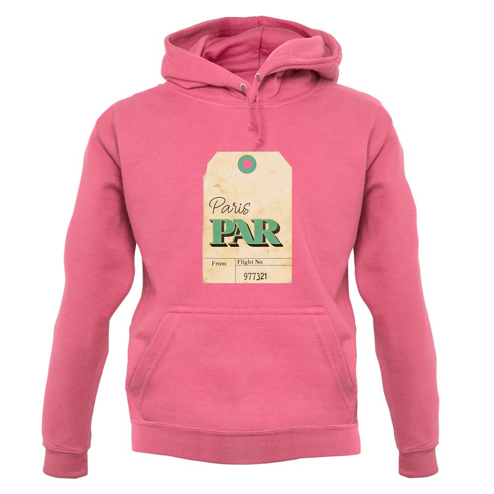 Paris Travel Tag unisex hoodie