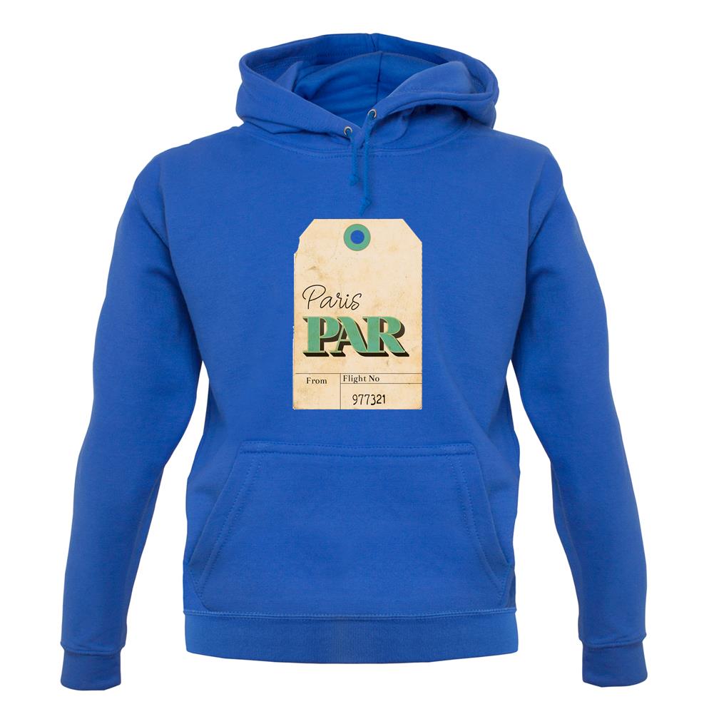 Paris Travel Tag unisex hoodie
