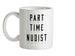 Part Time Nudist Ceramic Mug
