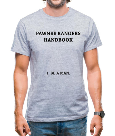 Pawnee Rangers Handbook Mens T-Shirt