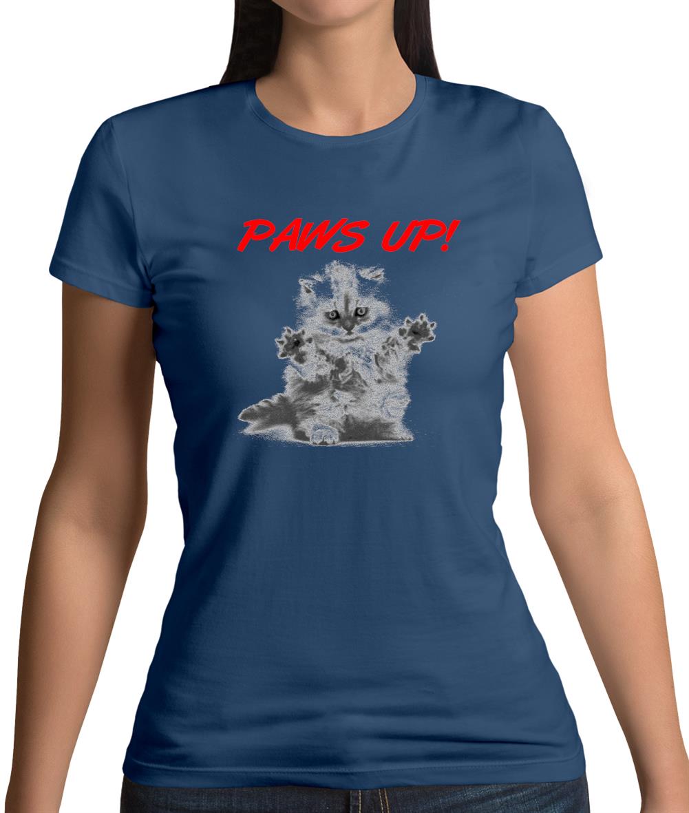 Paws Up Womens T-Shirt