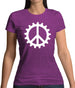 Peace Cog Womens T-Shirt