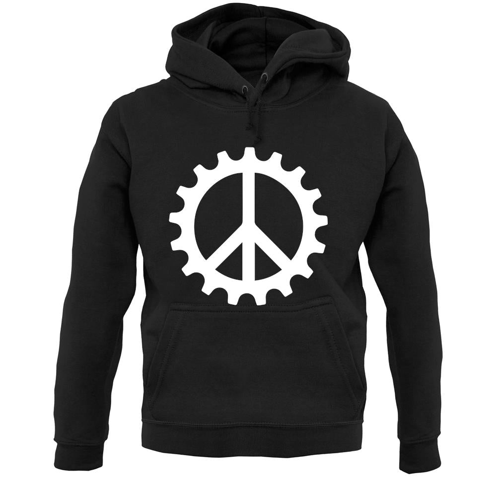 Peace Cog Unisex Hoodie