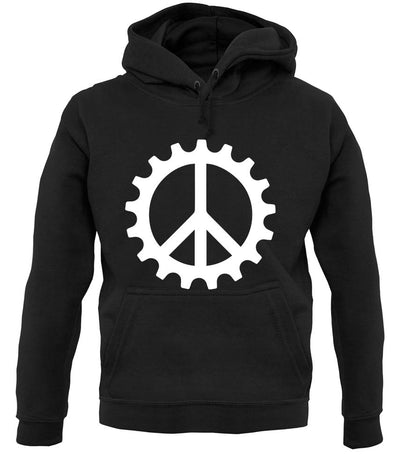 Peace Cog unisex hoodie