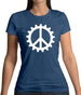 Peace Cog Womens T-Shirt