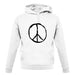 Peace Sign unisex hoodie