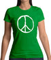 Peace Sign Womens T-Shirt
