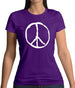 Peace Sign Womens T-Shirt