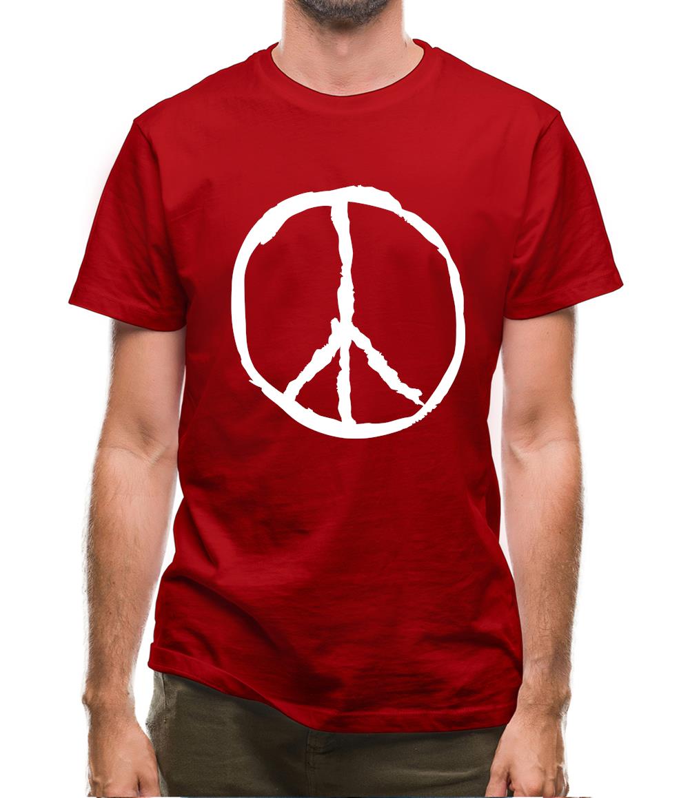 Peace Sign Mens T-Shirt