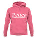 Peace unisex hoodie