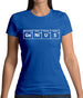 Genius Periodic Table Womens T-Shirt