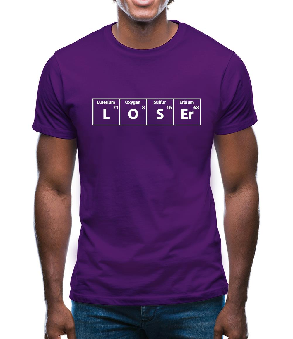 Loser Periodic Table Mens T-Shirt