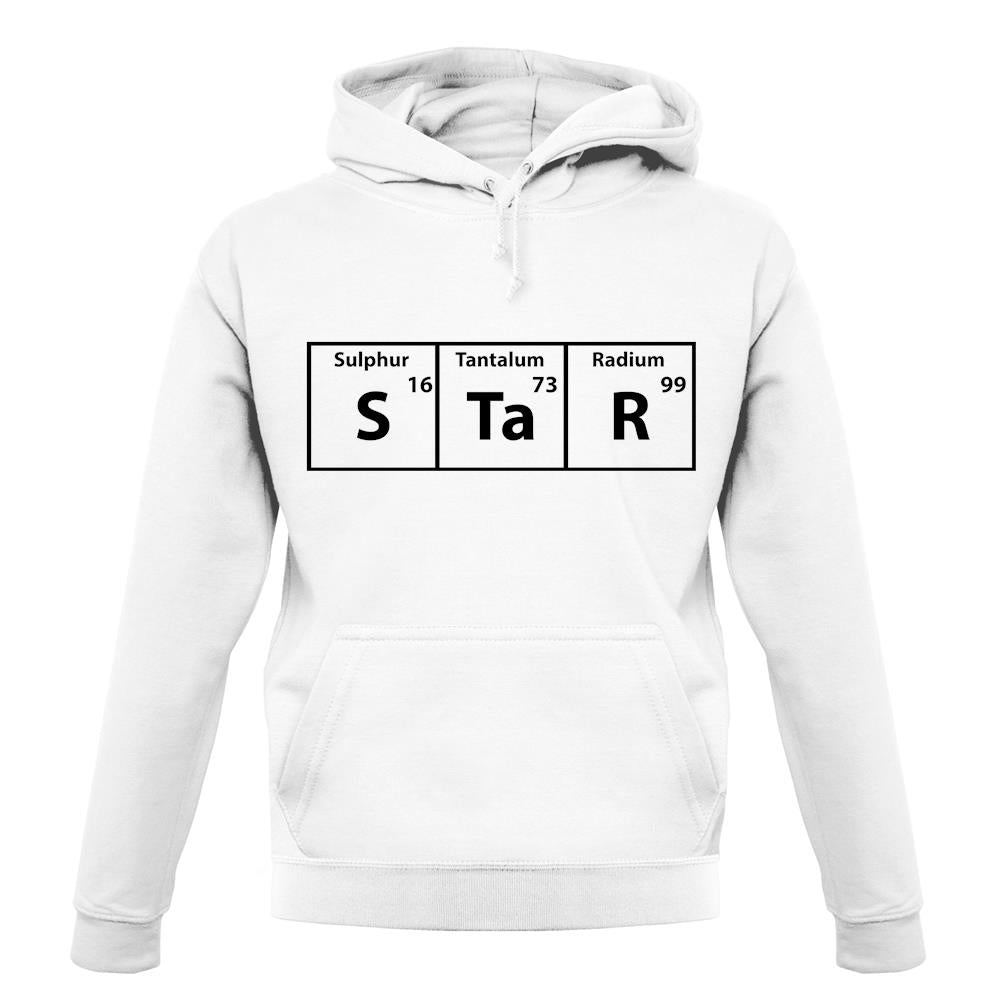 Star (Periodic Table) unisex hoodie