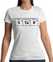 Star (Periodic Table) Womens T-Shirt