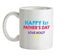 Personalised Happy 1st Father's Day Ceramic Mug