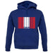 Peru Barcode Style Flag unisex hoodie