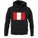 Peru Grunge Style Flag unisex hoodie