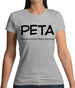 Peta People Eating Tasty Animals Womens T-Shirt