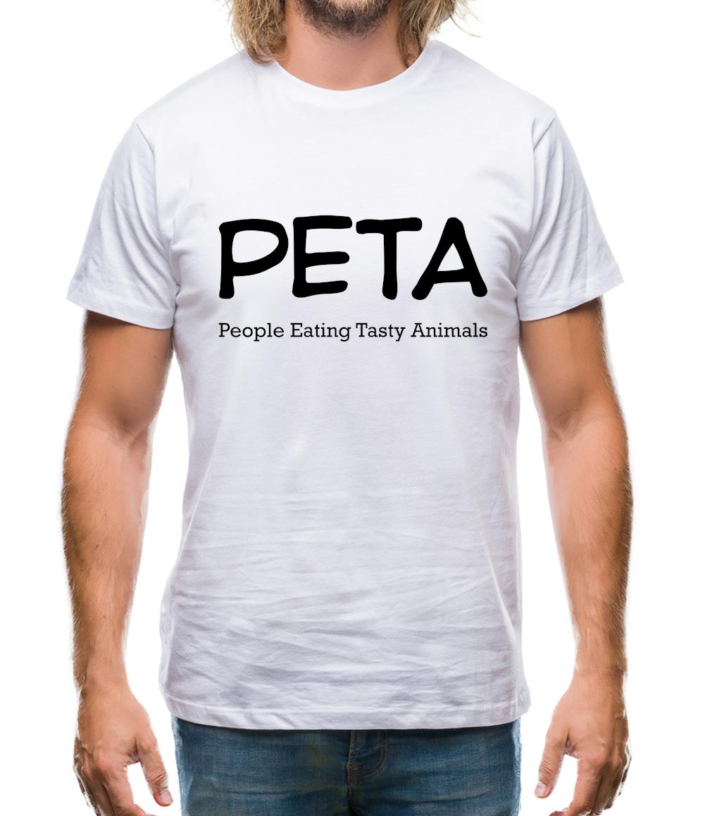 Peta People Eating Tasty Animals Mens T-Shirt