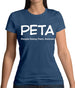 Peta People Eating Tasty Animals Womens T-Shirt