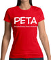 Peta People Eating Tasty Animals Womens T-Shirt