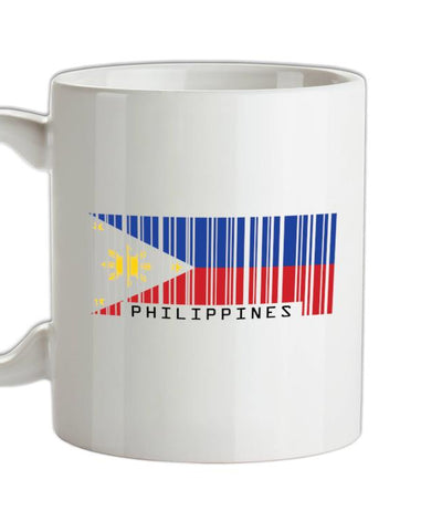 Philippines Barcode Style Flag Ceramic Mug