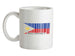 Philippines Barcode Style Flag Ceramic Mug
