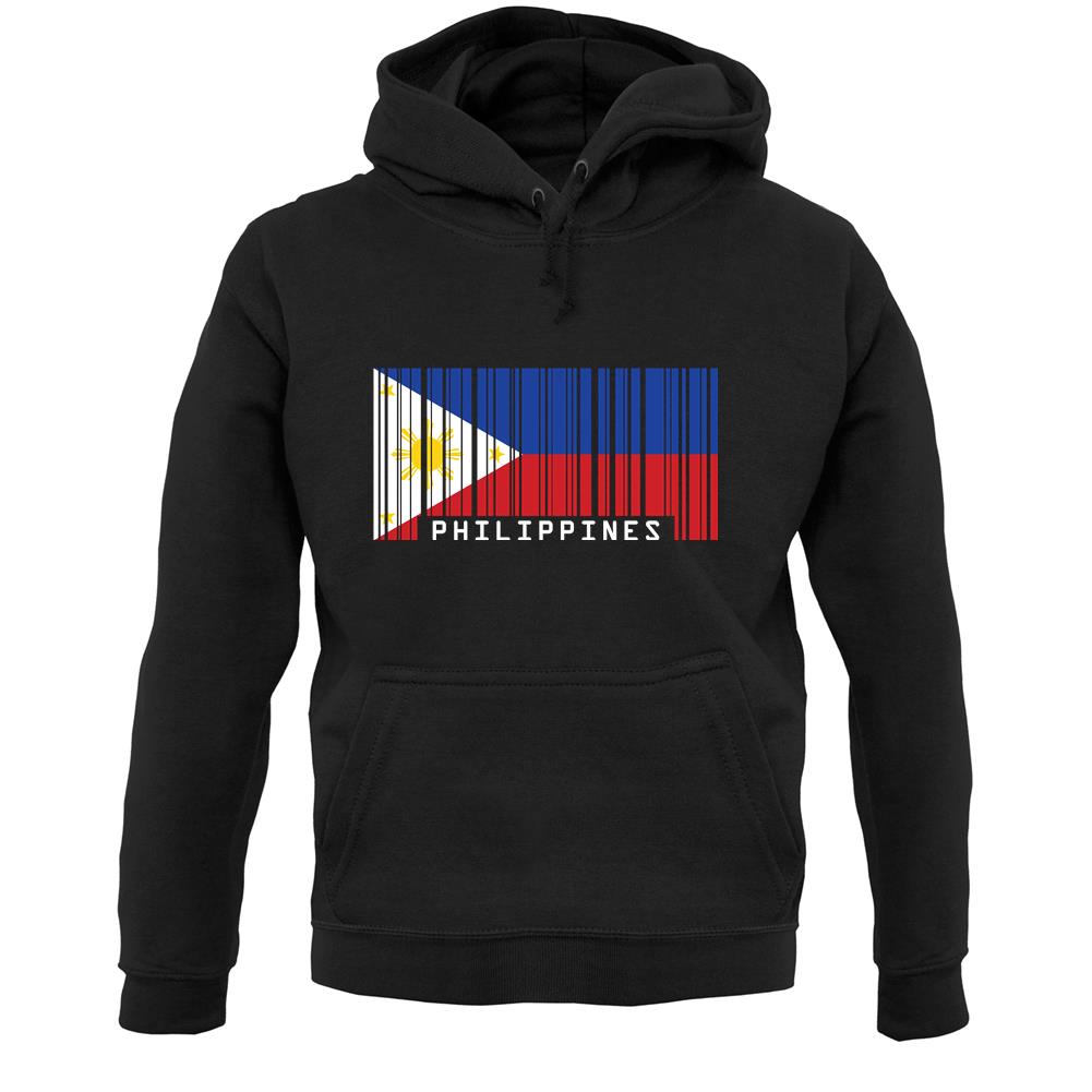 Philippines Barcode Style Flag Unisex Hoodie