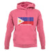 Philippines Barcode Style Flag unisex hoodie