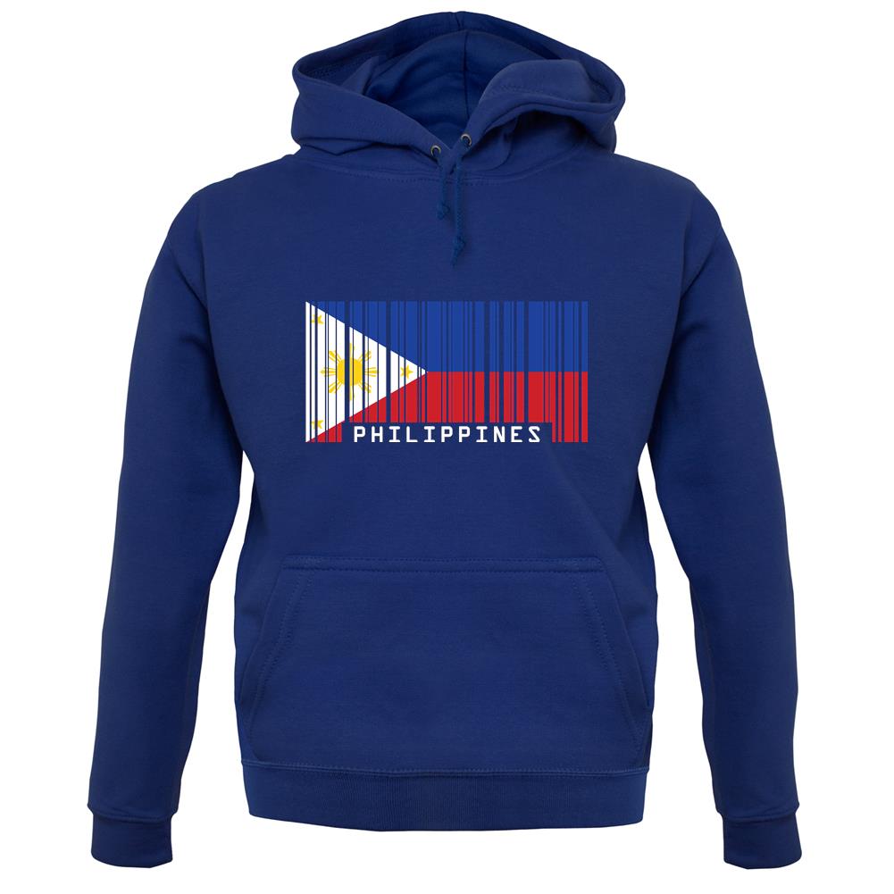 Philippines Barcode Style Flag unisex hoodie