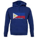 Philippines Barcode Style Flag unisex hoodie