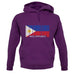 Philippines Barcode Style Flag unisex hoodie