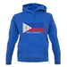 Philippines Barcode Style Flag unisex hoodie