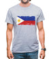 Philippines Grunge Style Flag Mens T-Shirt