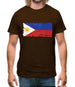 Philippines Grunge Style Flag Mens T-Shirt