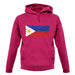 Philippines Grunge Style Flag unisex hoodie