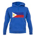 Philippines Grunge Style Flag unisex hoodie