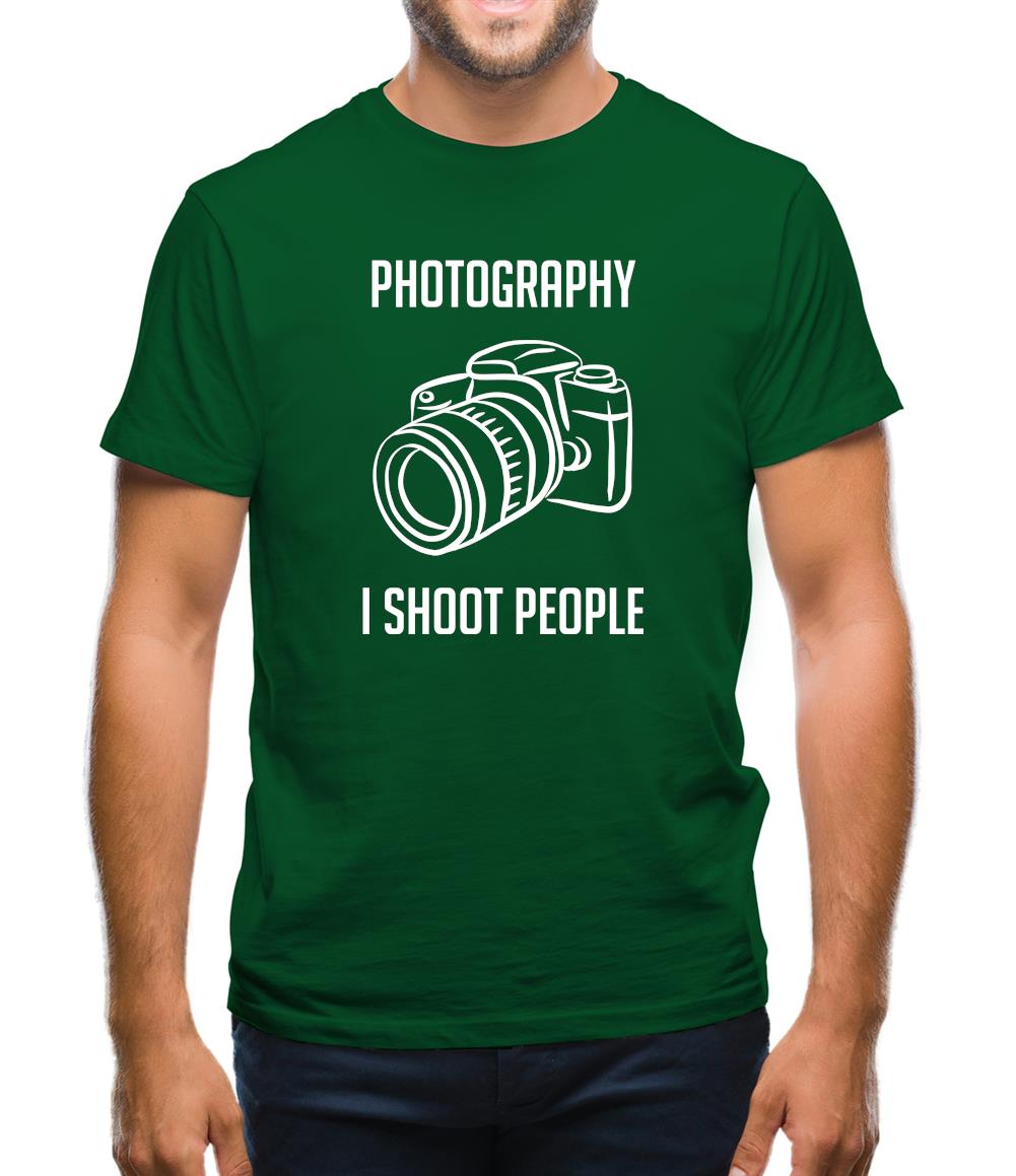 Photography I Shoot People Mens T-Shirt