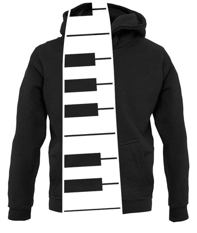 Piano Key Tie unisex hoodie