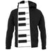 Piano Key Tie unisex hoodie