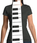 Piano Key Tie Womens T-Shirt