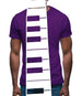 Piano Key Tie Mens T-Shirt