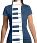 Piano Key Tie Womens T-Shirt