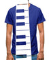 Piano Key Tie Mens T-Shirt