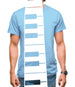 Piano Key Tie Mens T-Shirt