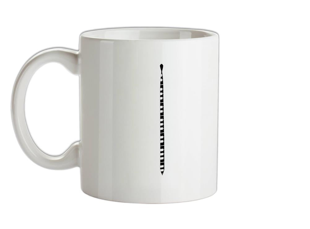 Piano Key Tie Ceramic Mug