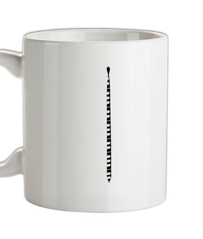 Piano Key Tie Ceramic Mug