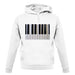 Piano Keys Colour unisex hoodie