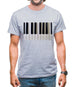 Piano Keys Colour Mens T-Shirt